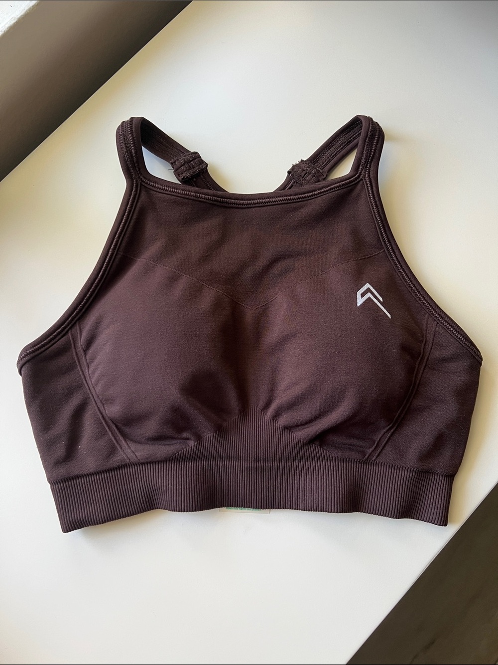 Oner Active 70% Cocoa Racerback Sports Bra - Small